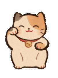 Meow Meow Smile Sticker by Sticky Brain Studios