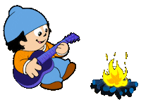 Fire Singing Sticker by ZDF