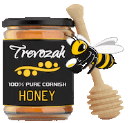 Trevozah honey bees harvest devon Sticker