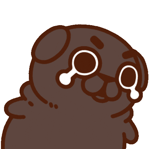 What Do I Do Help Sticker by Puglie Pug