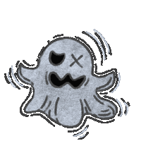 Halloween Ghost Sticker