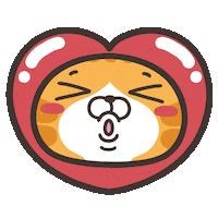 Cat Love Sticker by MochiDad