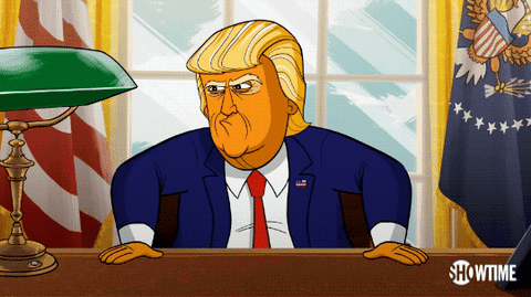 season 1 i miss fighting GIF by Our Cartoon President