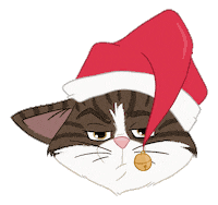 Galsanch christmas noel catchristmas galsanch Sticker