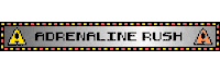 Adrenaline Rush Text Sticker