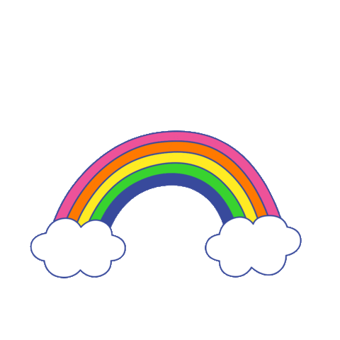 Rainbow Appreciate Sticker by Hu is Hungry