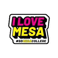 Sdmesa Sticker by sdmesacollege