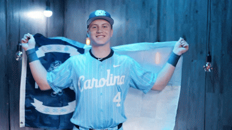 University Of North Carolina Baseball GIF by UNC Tar Heels