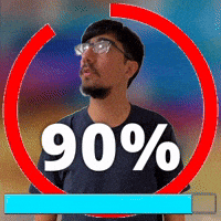 90%