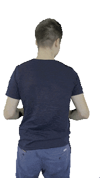 Happy Turn Around Sticker by DynAmaze