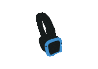 Party Headphones Sticker by Silent Disco Stuttgart