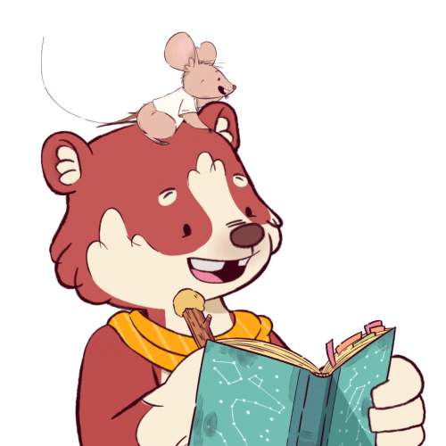 Astrohouse giphyupload friends animals book Sticker