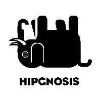 hipgnosissongs music logo black spinning Sticker