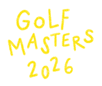 The Masters Golf Sticker by Catharina Stewart