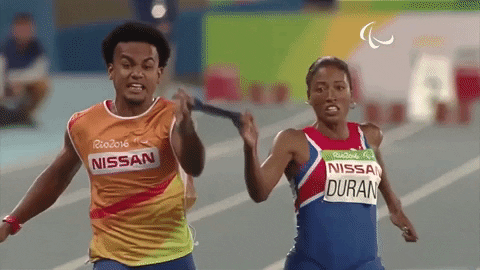 You And Me Running GIF by International Paralympic Committee