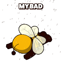 Sad Excuse Me Sticker by Plan Bee Studios