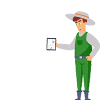 Agrimar agricultura agricultor agrimar amorpelaterra Sticker