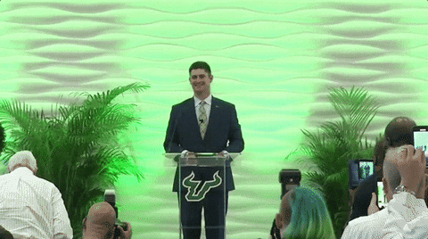 Bulls Horns Up GIF by USF Athletics