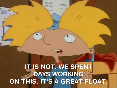 hey arnold nick splat GIF