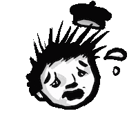 Vintage Scream Sticker