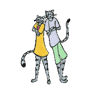 Friends Cats Sticker