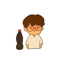 Couple 코카콜라 Sticker