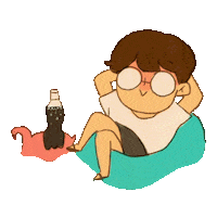 Couple 코카콜라 Sticker