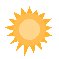 Sun Sticker by One Albania