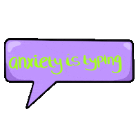 Nervous Mental Health Sticker