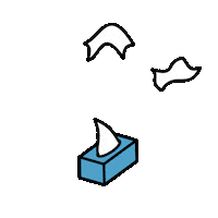 Paper Tissue Sticker by Happy Crotch