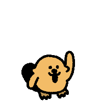 Jump Hello Sticker by takadabear