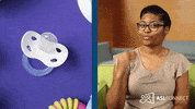 American Sign Language Pacifier GIF by ASL Connect