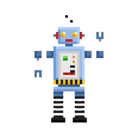 misa_cerna giphyupload robot Sticker