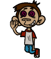 migporc happy hello fly kind Sticker