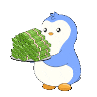Money Crypto Sticker by Pudgy Penguins