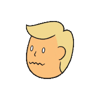 bckywng scared fainting bckywng cheetoman Sticker
