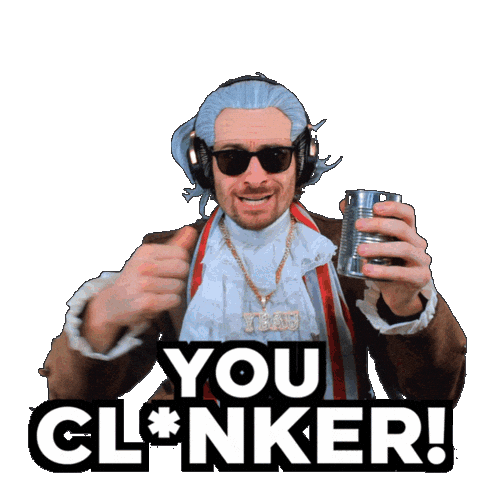 Tin Can Clank Sticker