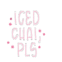 lettersbylaceyco pink sparkles latte coffee time Sticker