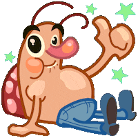 jeneverito happy cool ok inksectes Sticker