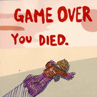 Im Dead Game Over GIF by Jimmy Arca