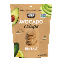 Sea Salt Snack Sticker by HIPPIE SNACKS