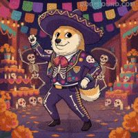Happy Day Of The Dead GIF by Doge Pound