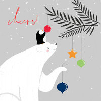 tokkigifting cheers penguin polarbear tokki GIF