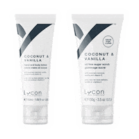 Lycon_Cosmetics coconut vanilla pamper body lotion Sticker