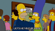leaving homer simpson GIF