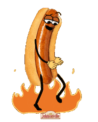 March Madness Fire Sticker by Johnsonville
