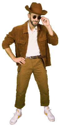 Hat Smile Sticker by Tarver