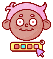 amendoinstudio love happy sad angry Sticker