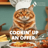 Real Estate Cooking GIF by CALIFORNIA ASSOCIATION OF REALTORS®