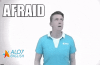 scared alo7 english GIF by ALO7.com